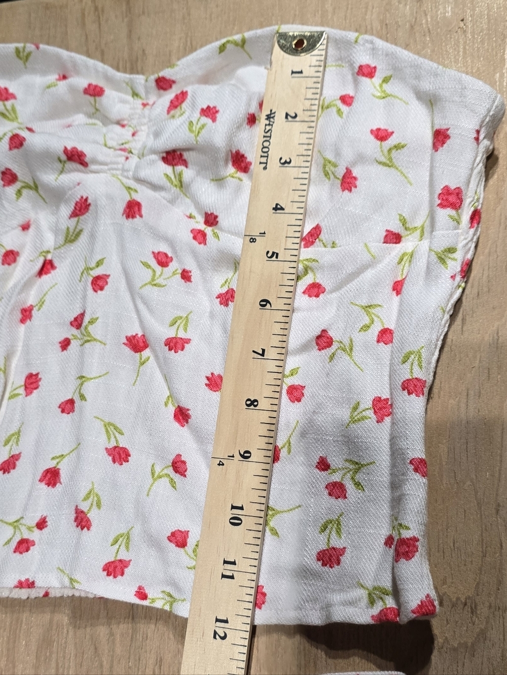 Sienna Sky White Floral Crop Top & Mini Skirt Set - Pink & Green - Picture 4 of 6